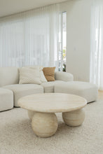 Load image into Gallery viewer, The Priscilla curve coffee table - travertine - pre order arriving late November
