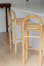 Load image into Gallery viewer, The Archie counter stool - rattan seat - pre order 12 - 14 weeks
