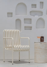 Load image into Gallery viewer, The “Aurora” beige dining chair - metal - pre order arriving March
