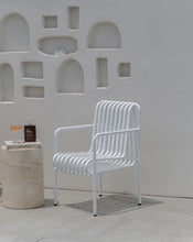 Load image into Gallery viewer, The “Aurora” white dining chair - metal
