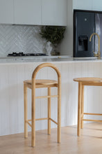 Load image into Gallery viewer, The Archie counter stool - rattan seat - pre order 12 - 14 weeks
