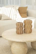 Load image into Gallery viewer, The Priscilla curve coffee table - travertine - pre order arriving late November
