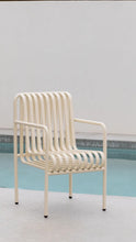 Load image into Gallery viewer, The “Aurora” beige dining chair - metal - pre order arriving March
