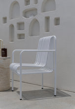 Load image into Gallery viewer, The “Aurora” white dining chair - metal
