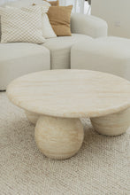 Load image into Gallery viewer, The Priscilla curve coffee table - travertine - pre order arriving late November
