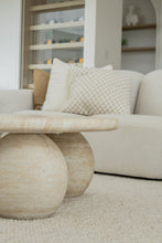 Load image into Gallery viewer, The Priscilla curve coffee table - travertine - pre order arriving late November
