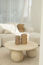 Load image into Gallery viewer, The Priscilla curve coffee table - travertine - pre order arriving late November
