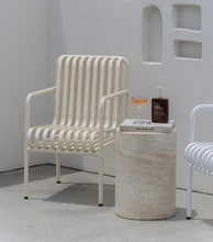 Load image into Gallery viewer, The “Aurora” beige dining chair - metal - pre order arriving March
