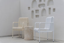 Load image into Gallery viewer, The “Aurora” beige dining chair - metal - pre order arriving March
